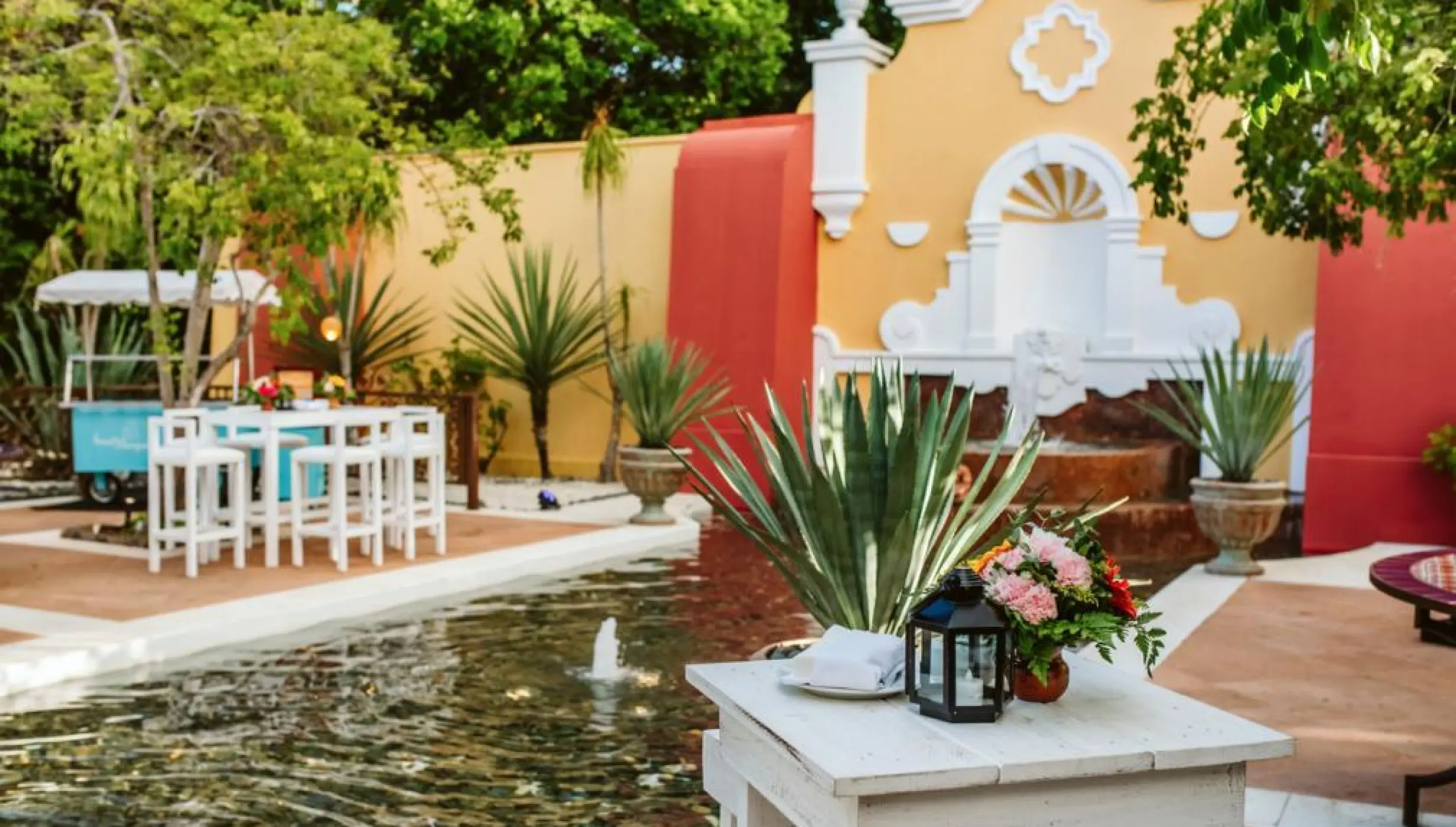 Cocktail party on La Hacienda Terrace at Valentin Imperial Riviera Maya
