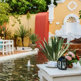 Cocktail party on La Hacienda Terrace at Valentin Imperial Riviera Maya