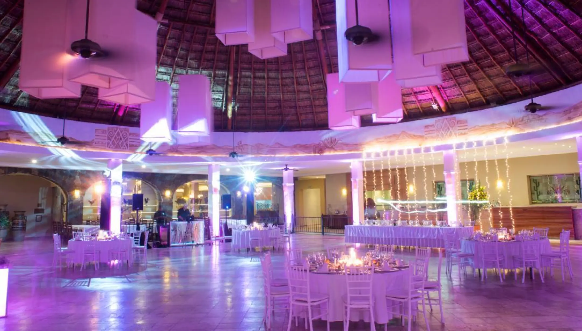 Dinner reception on Le Marche at Valentin Imperial Riviera Maya