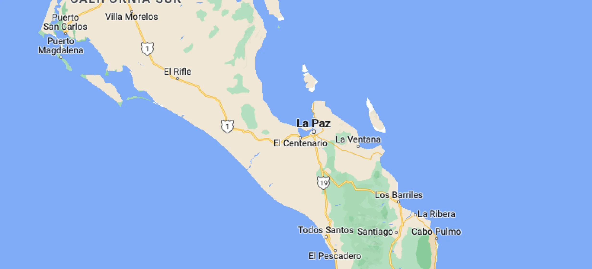 Google maps of Viceroy Los Cabos
