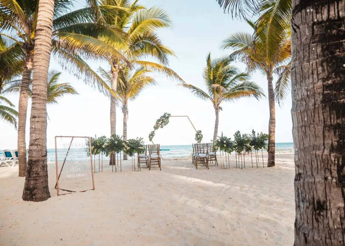 Ceremony on the beach at Viva Wyndham V Samaná