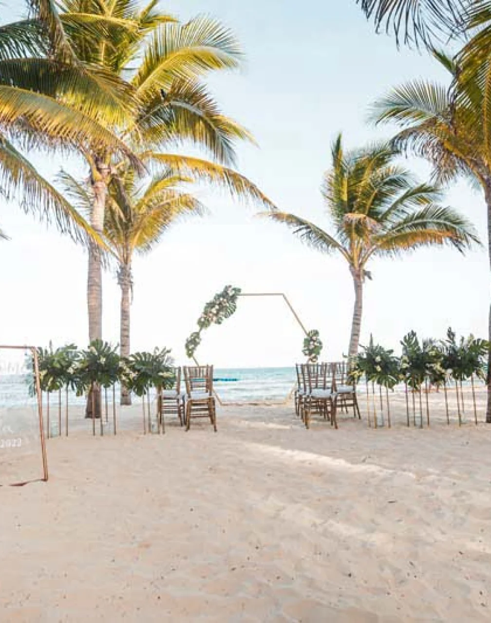 Ceremony on the beach at Viva Wyndham V Samaná