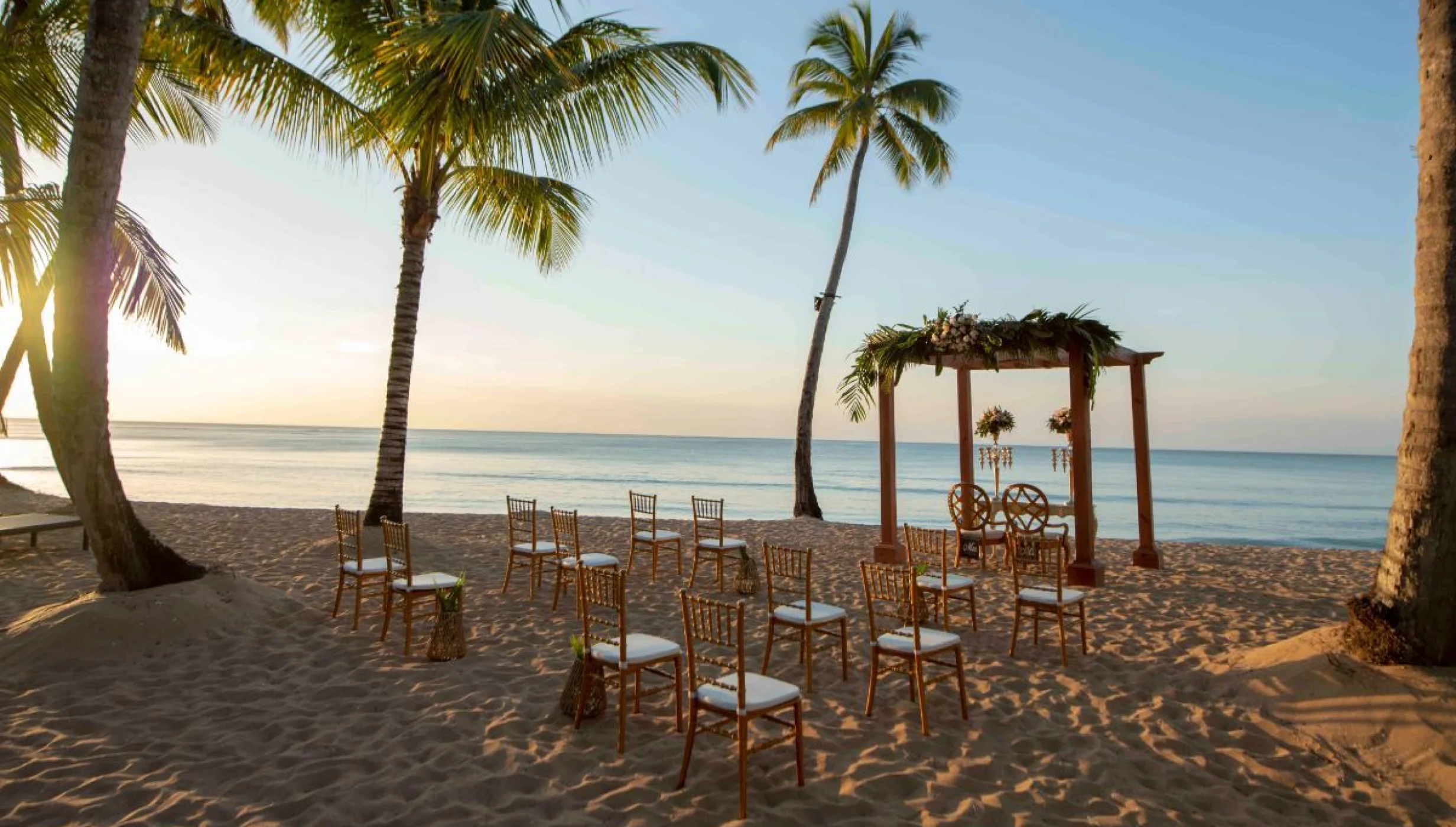 Ceremony on the beach at Viva Wyndham V Samaná