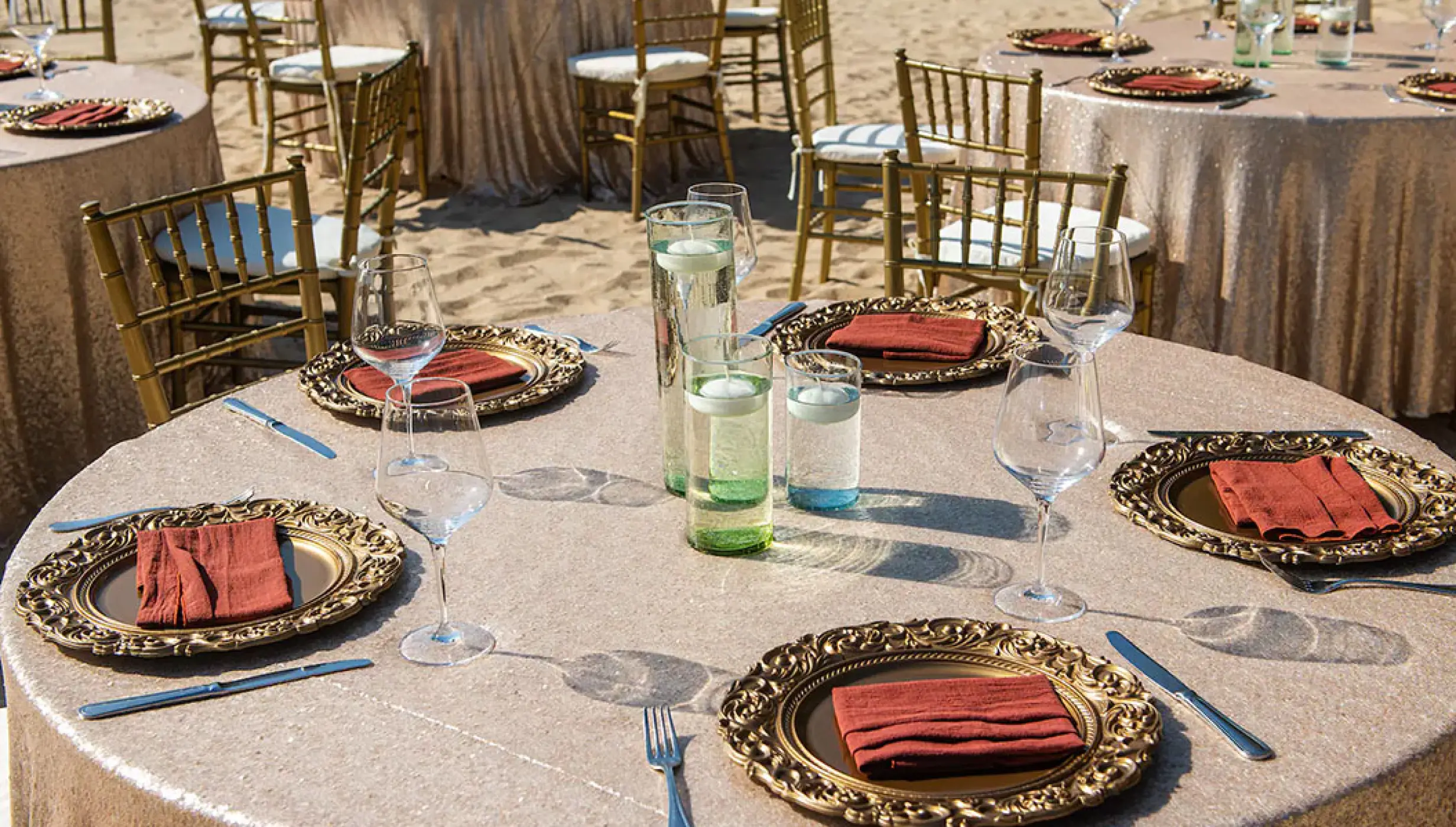 Reception decor on the beach at Wyndham Alltra Riviera Nayarit.