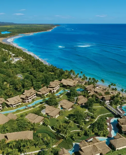 Aerial view of Zoetry Agua Punta Cana