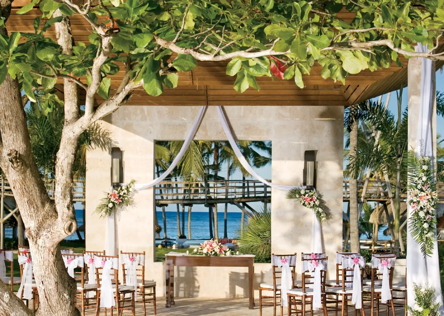 Gazebo wedding venue at Zoetry Agua Punta Cana