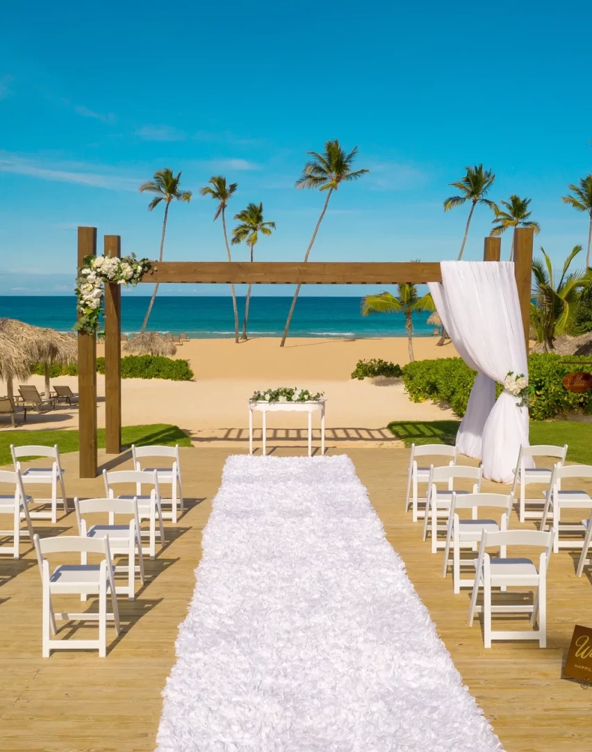 Beach gazebo at Dreams Macao Punta Cana Resort and Spa