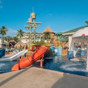 Iberostar Selection Cancun waterpark with slides