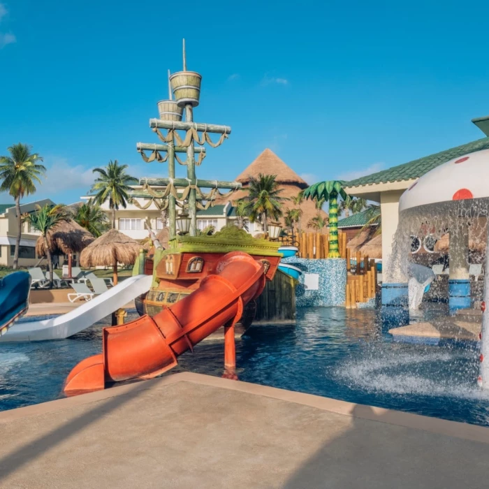 Iberostar Selection Cancun waterpark with slides