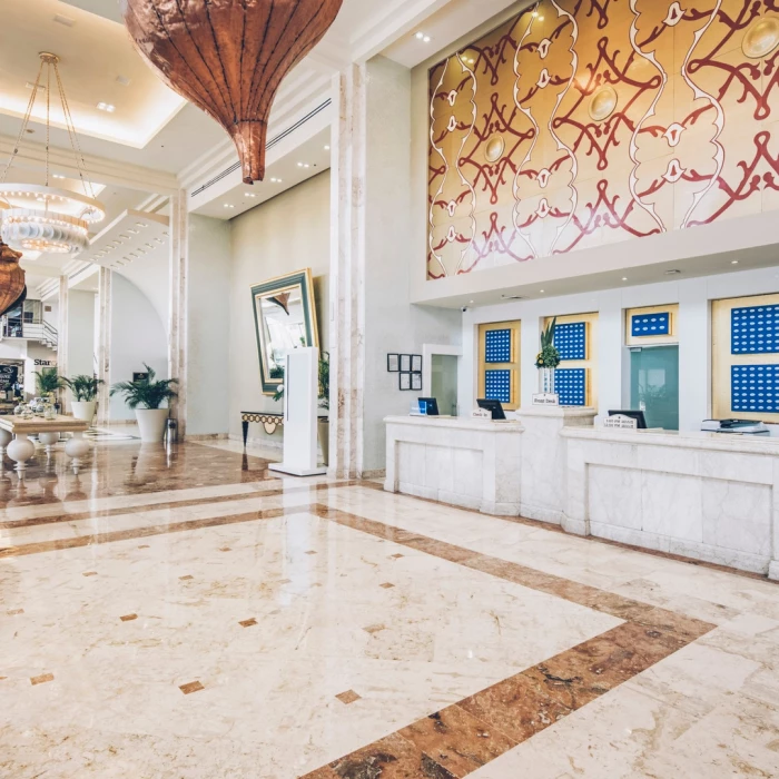 Iberostar Selection Cancun lobby and reception area