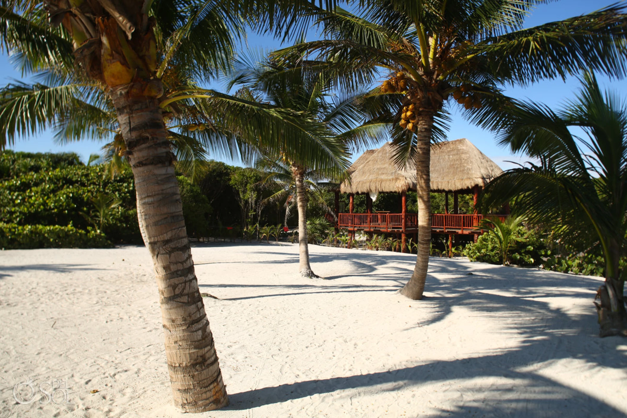 Labna beach wedding venue at akumal bay beach and wellness resort