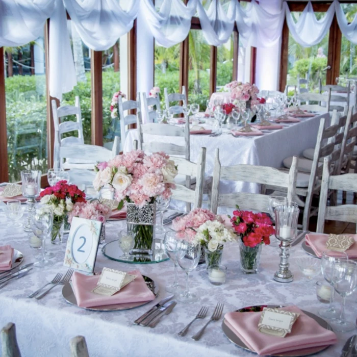 Beachfront wedding salon at akumal bay beach and wellness resort