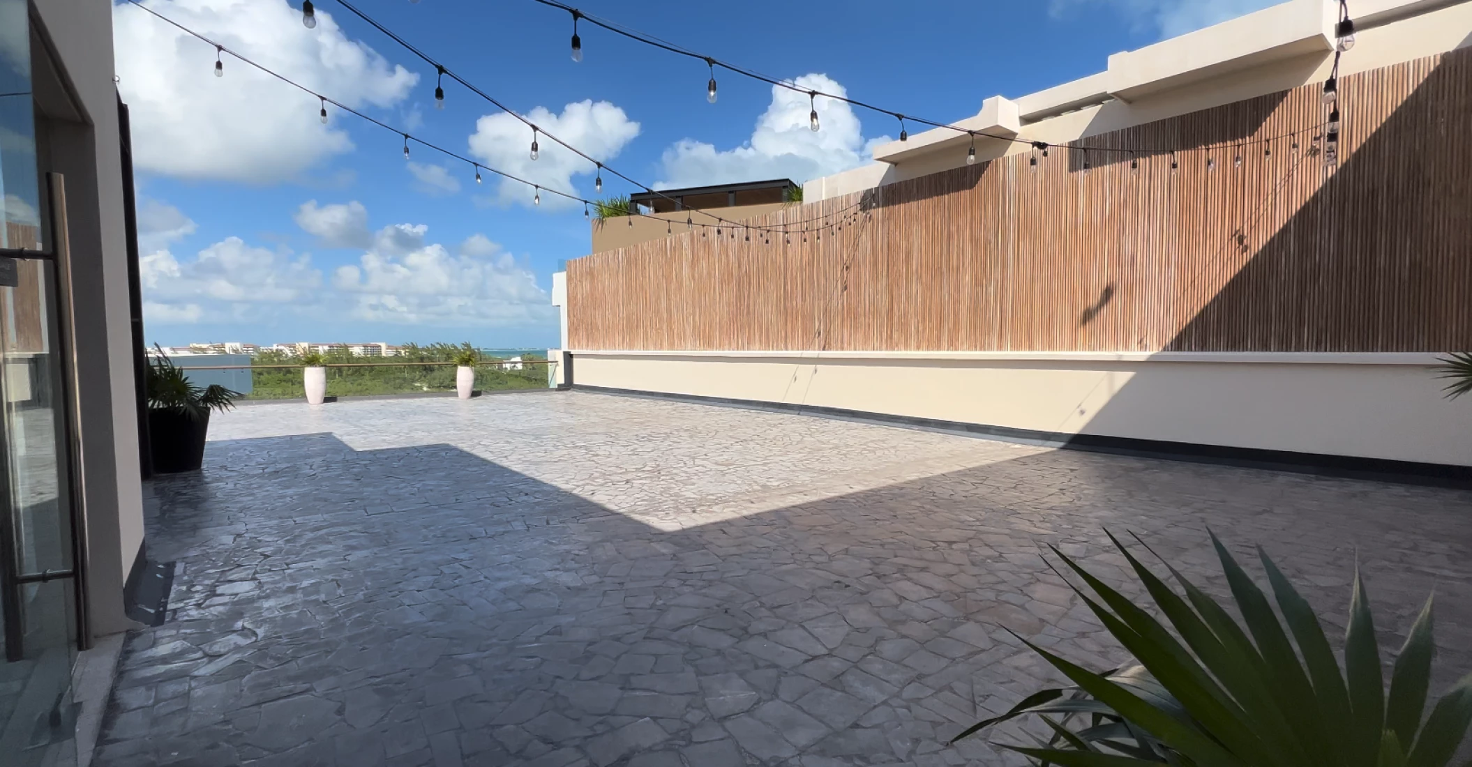 Los abrazos terrace wedding venue at atelier playa mujeres