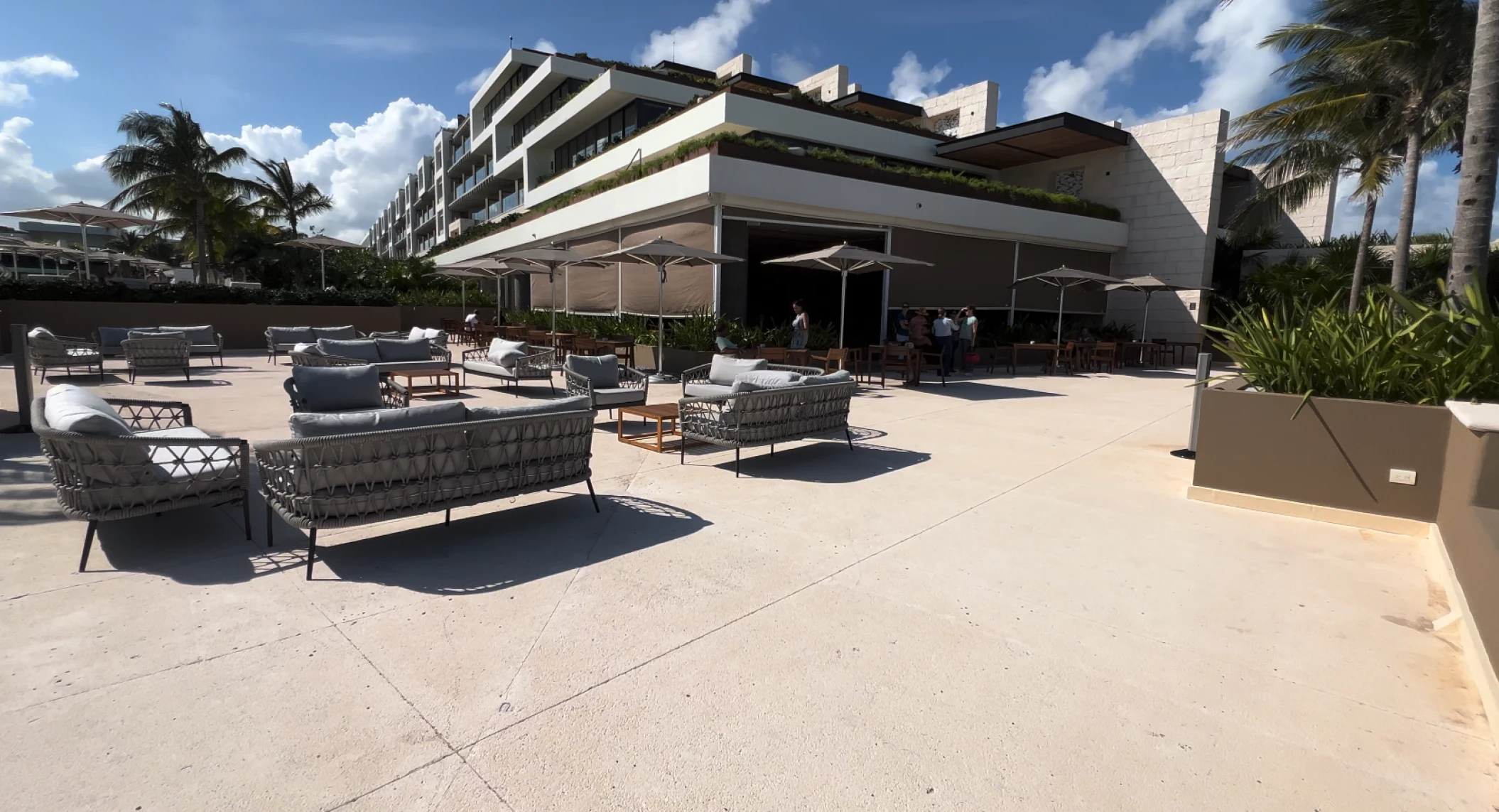 Suspiro terrace restaurant at Atelier resort