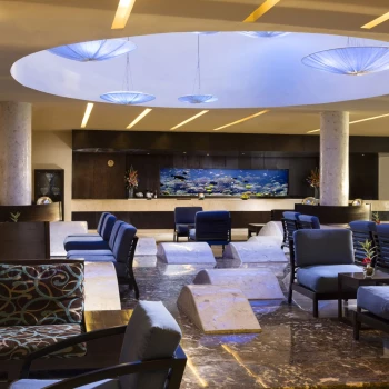 Azul Beach Resort Riviera Cancun lobby and reception area