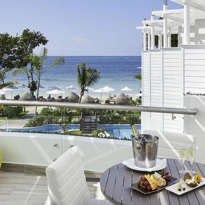 Balcony suite at Azul Beach Resort Negril