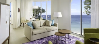 Living room suite at Azul Beach Resort Negril