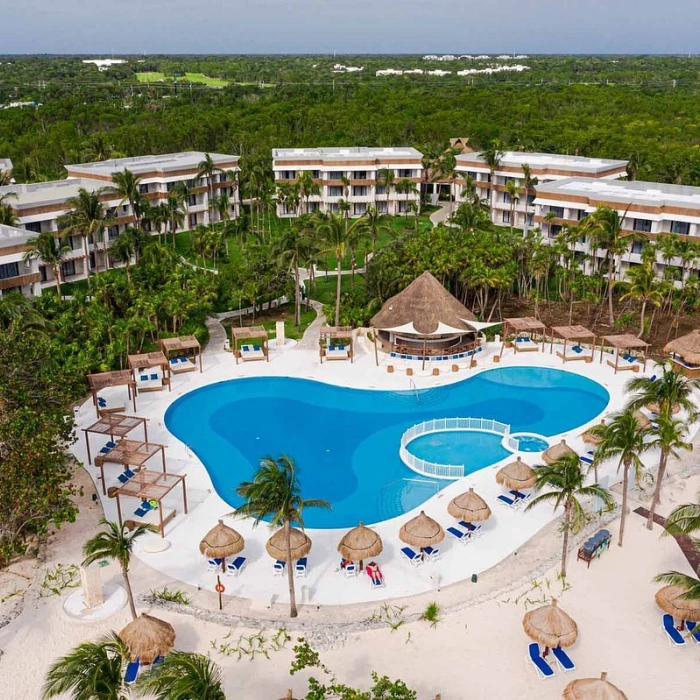 Aerial view of Bahia Principe Grand Tulum