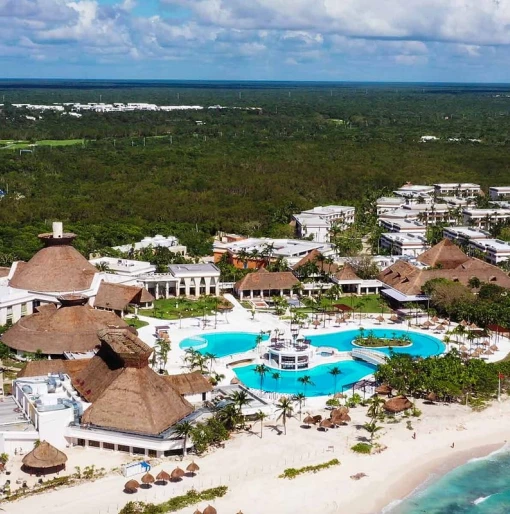 Aerial view at Bahia Principe Grand Tulum