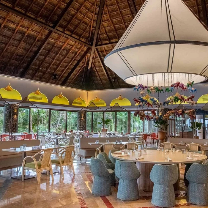 Buffet restaurant at Bahia Principe Grand Tulum