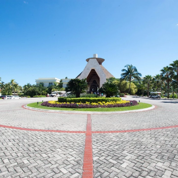 Entrance of Bahia Principe Grand Tulum