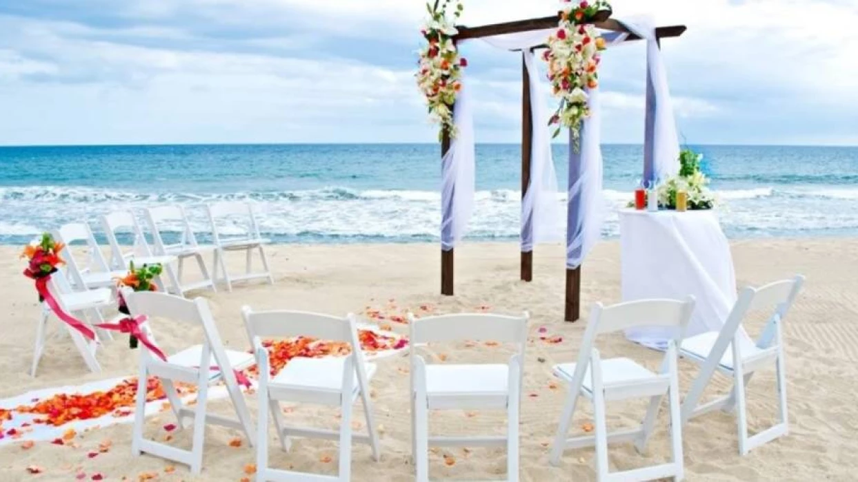 Ceremony on the beach at Barcelo Gran Faro Los Cabos