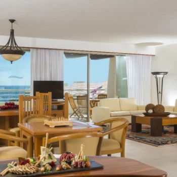 Living room suite at Barcelo Gran Faro Los Cabos