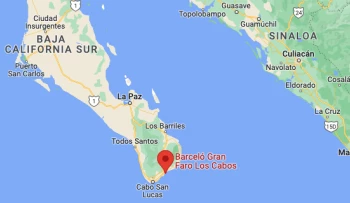Google maps of Barcelo Gran Faro Los Cabos