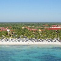 Barcelo Maya Colonial beach overview arial