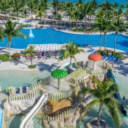 Barcelo Maya Colonial kids pool arial