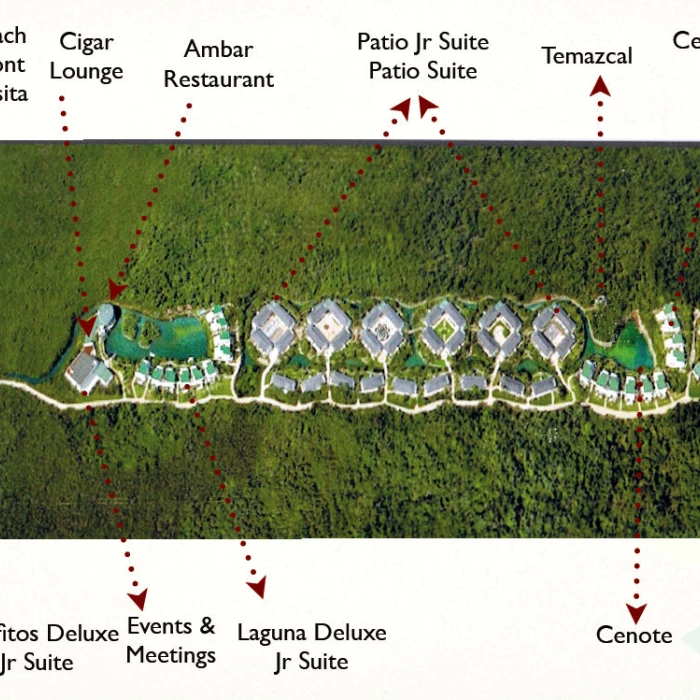 Resort map of  Blue Diamond Luxury Boutique Hotel