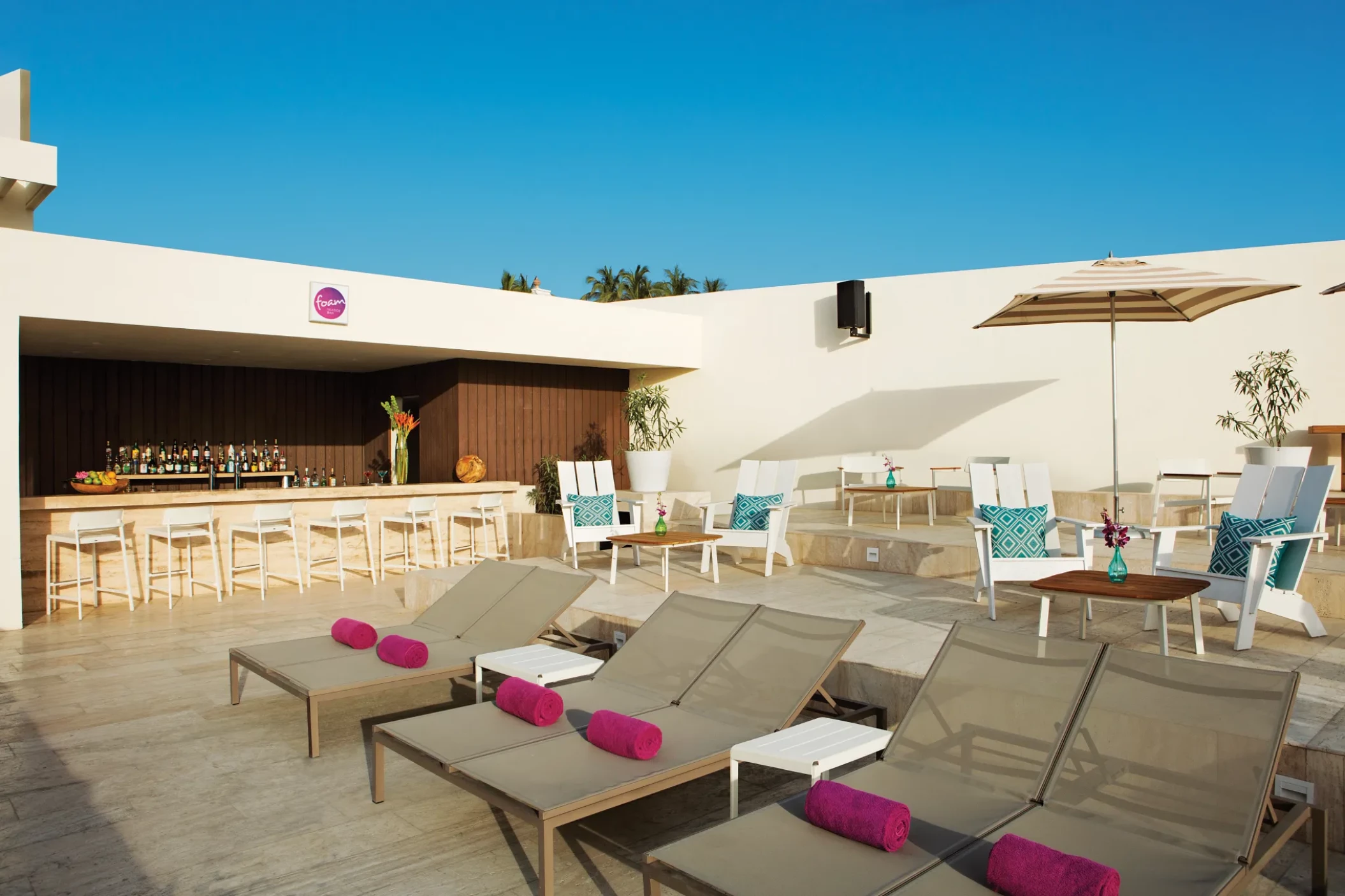 Foam Bar at Breathless Cabo San Lucas Resort and Spa