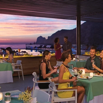 Kibbeh restaurant with ocean view at Breathless Cabo San Lucas Resort and Spa