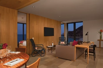 Living room of master suite at Breathless Cabo San Lucas Resort and Spa