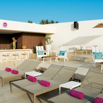 Foam Bar terrace at Breathless Cabo San Lucas Resort and Spa