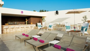 Foam Bar terrace at Breathless Cabo San Lucas Resort and Spa