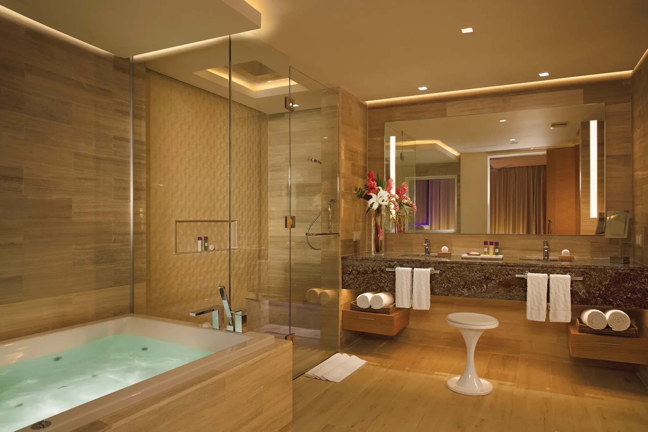 Master bathroom at Breathless Montego Bay