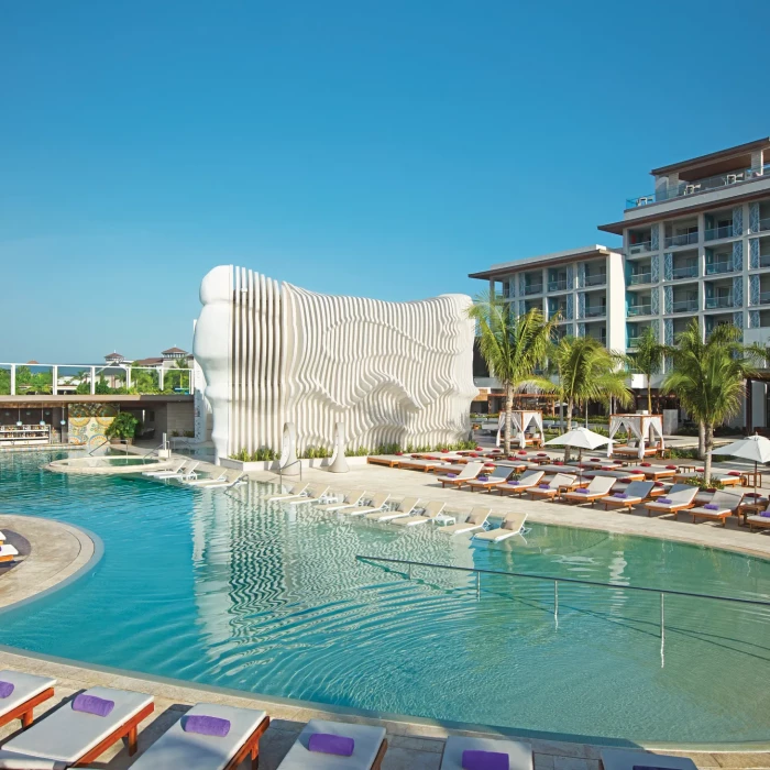 Pool panoramic view at Breathless Montego Bay