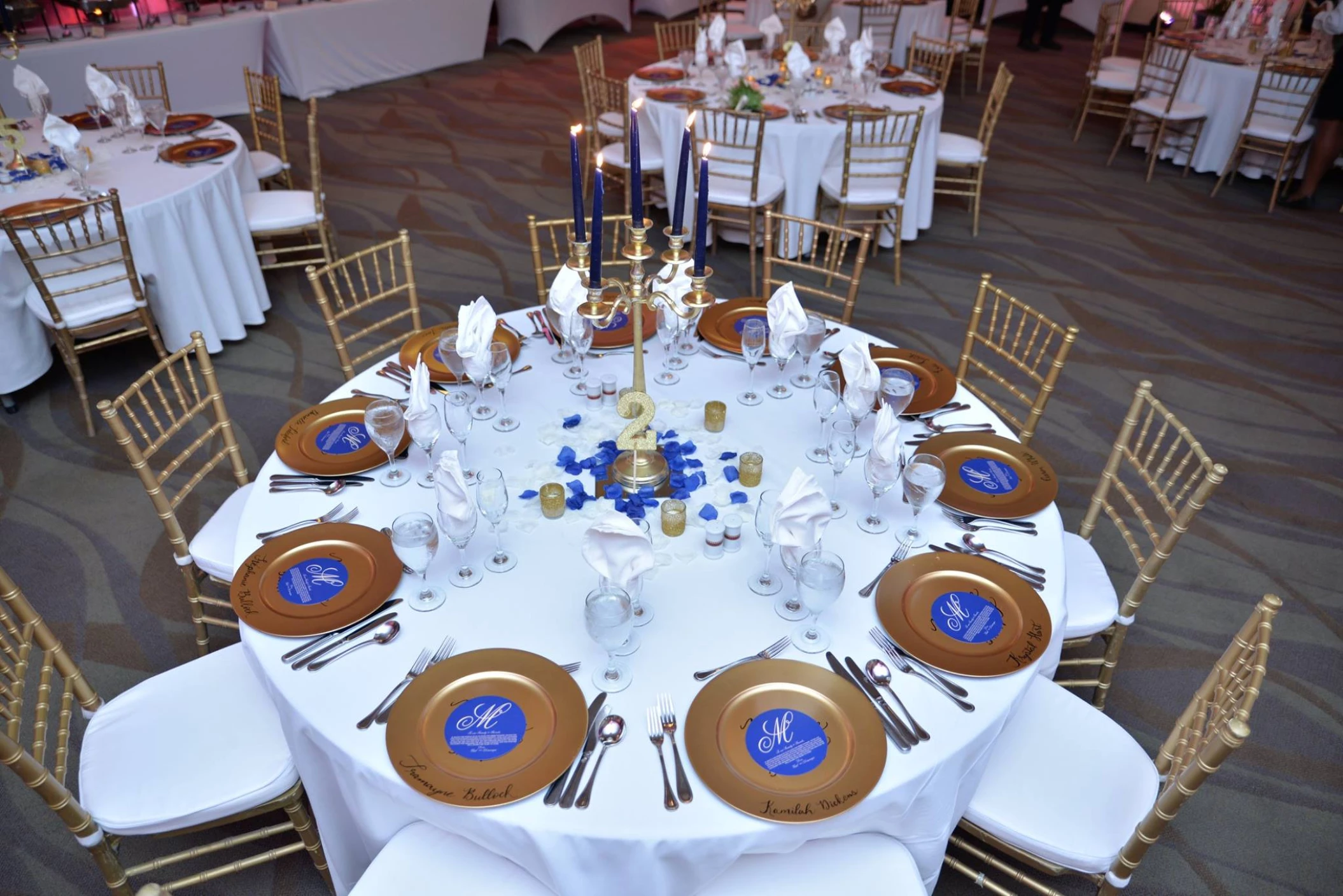 Reception in the ballroom at Breathless Montego Bay