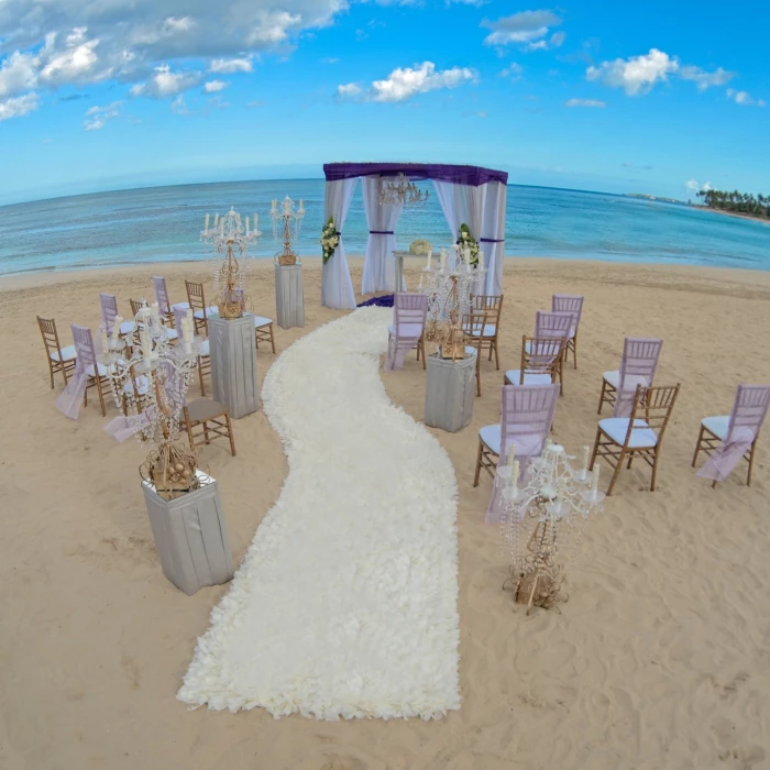 Ceremony on the beach at Breathless Punta Cana