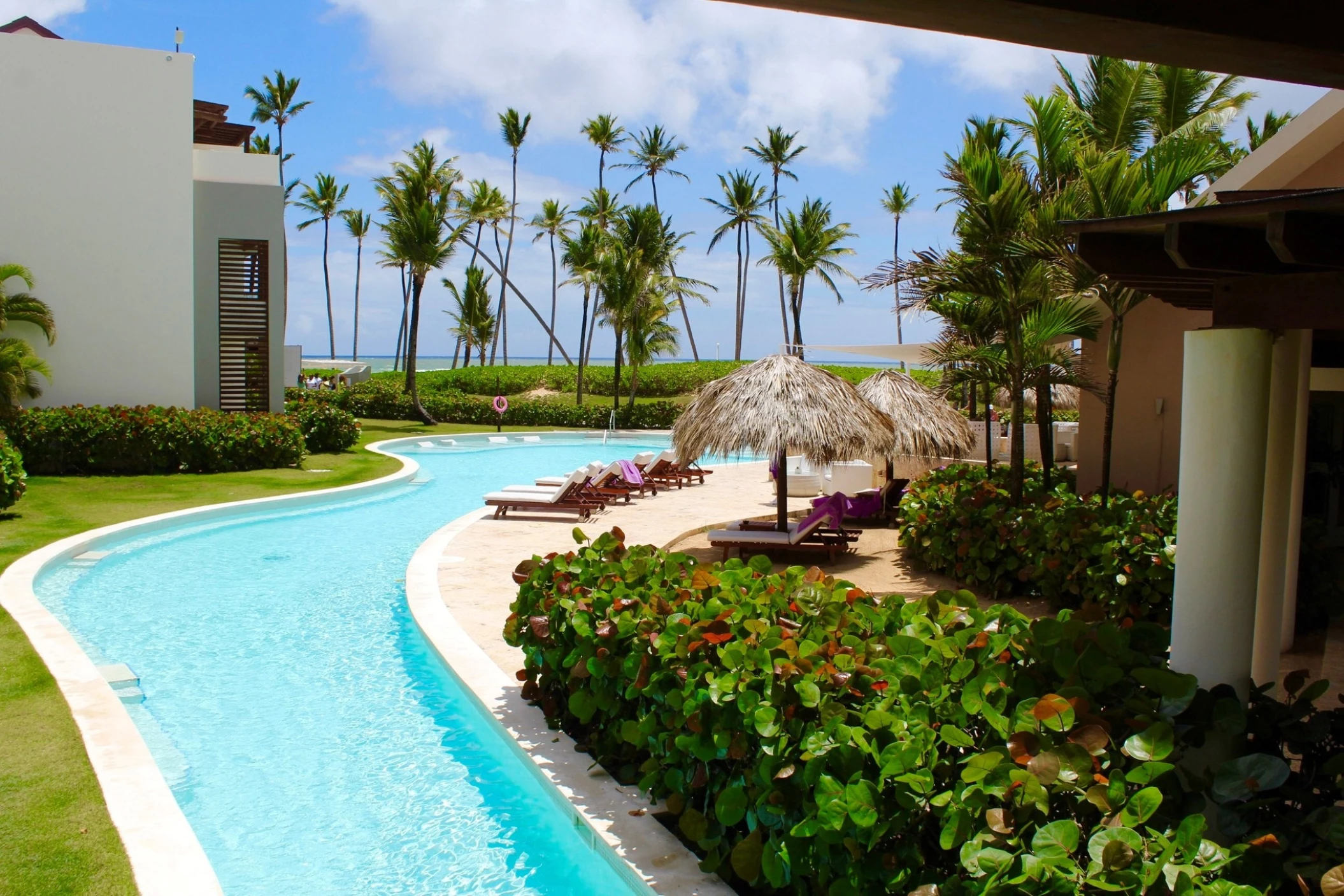 Lazy river pool at Breathless Punta Cana