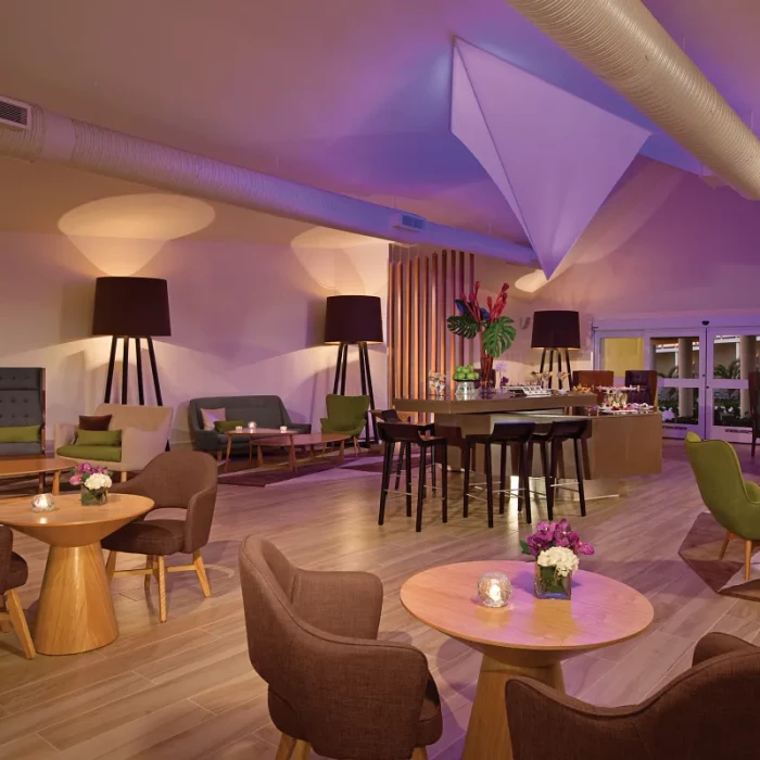 Xhale club lounge at Breathless Punta Cana