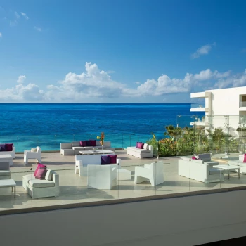 Breathless Riviera Cancun rooftop terrace area