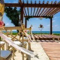 Symbolic ceremony in xhale gazebo at Breathless Riviera Cancun