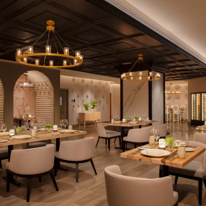 Coquette restaurant at Breathless Cancun Soul Resort & Spa