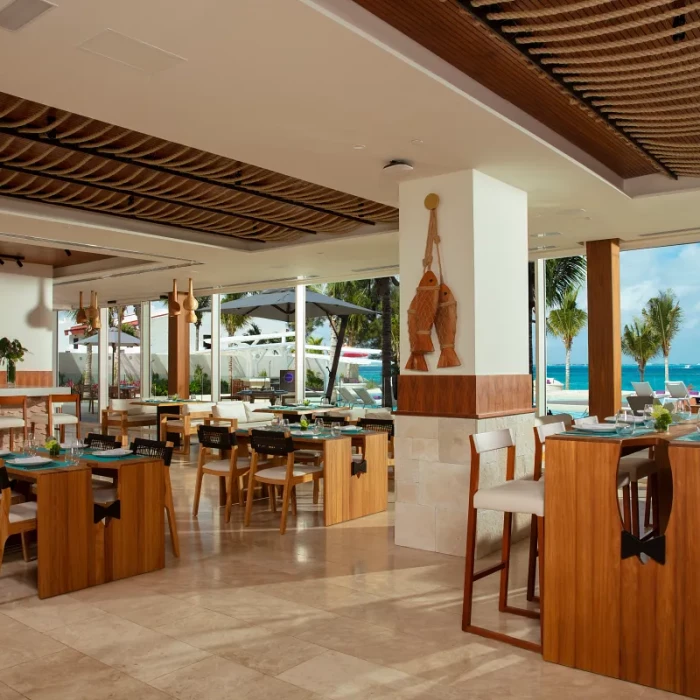 Fish nests restaurant at Breathless Cancun Soul Resort & Spa