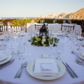 Dinner reception on the terrace at Casa dorada los cabos