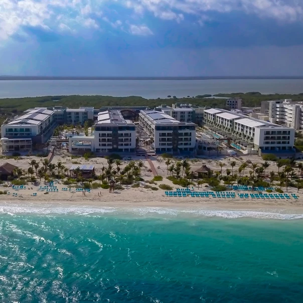 Aerial view of Catalonia Grand Costa Mujeres