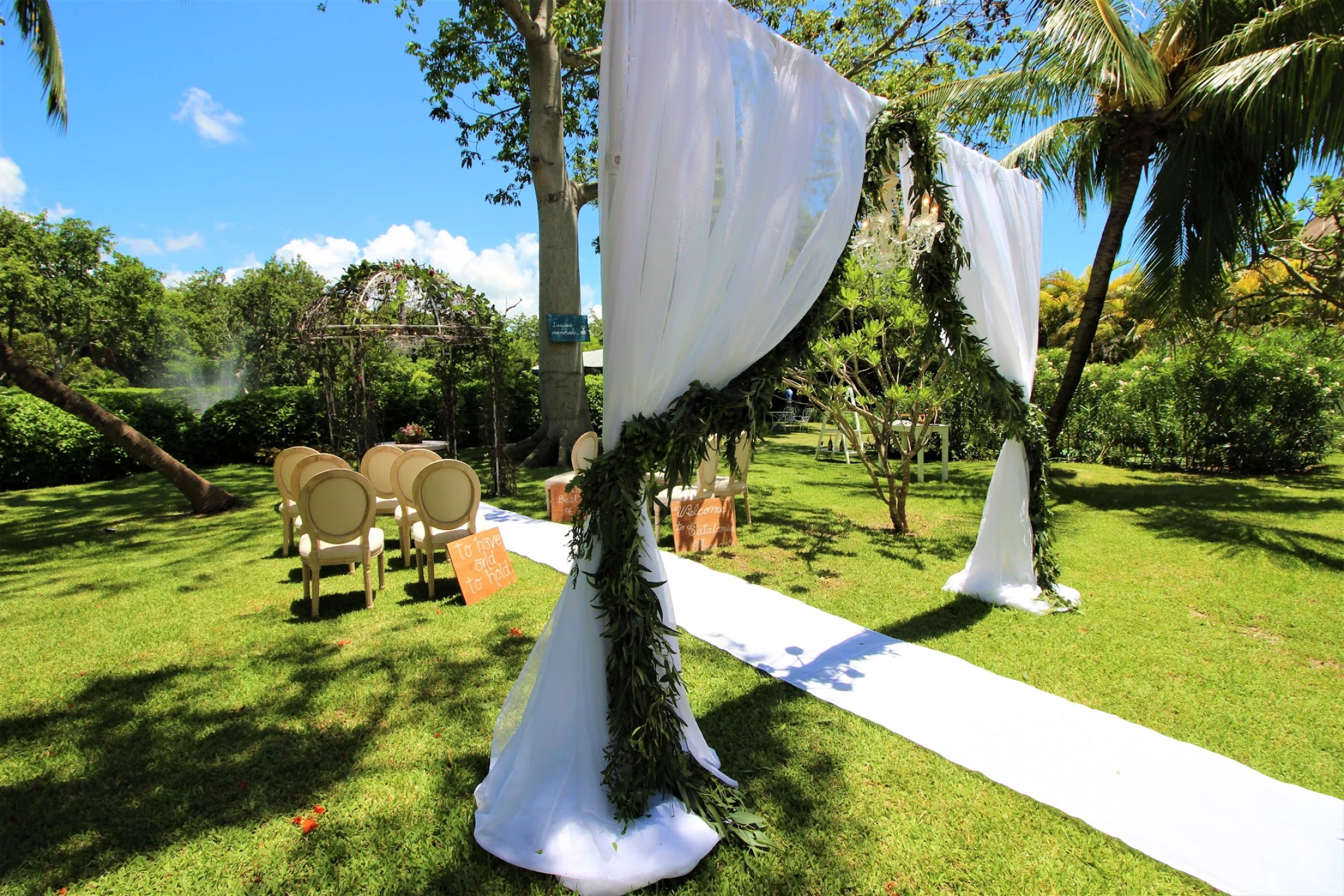 Butterfly garden at Catalonia Grand Costa Mujeres