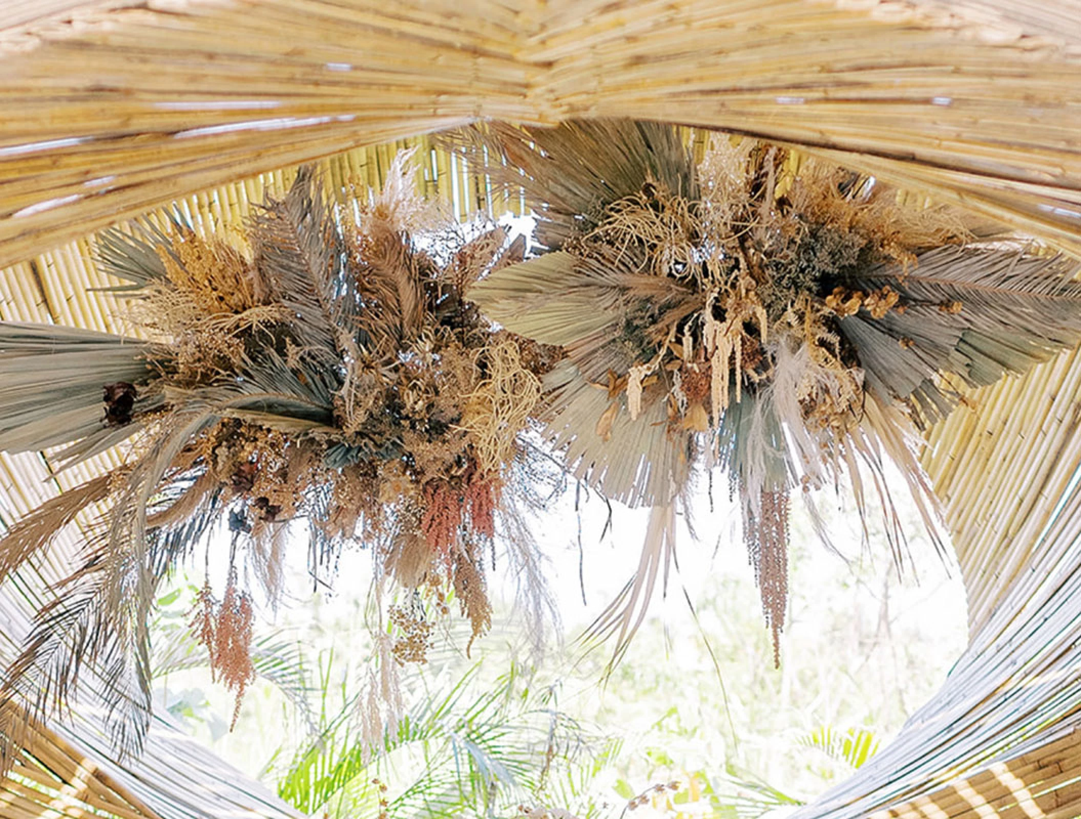 Conrad Tulum Wedding flowers setup.